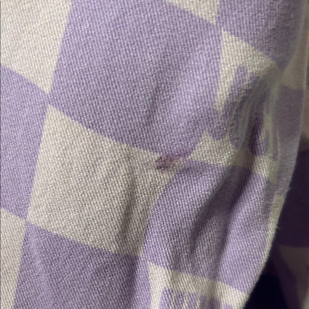 Lavender Checkered Drawstring Joggers - Women - Picture 10 of 10